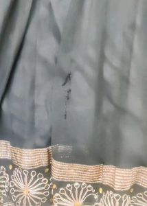 Black anarkali Kurti Set with Jacket