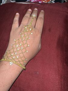 Exquisite Hand Harness Bracelet with Ring