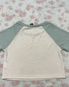 SHEIN - Cute Tennis Ball Society Cropped Tee