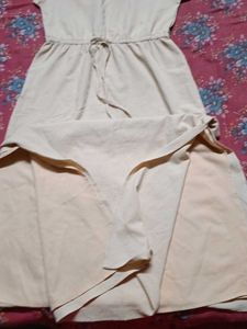 Short Sleeve Dress with side slit