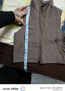 Brown Sleeveless Jacket