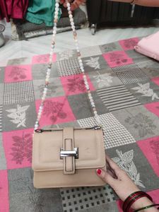 Chic Beige Crossbody Bag