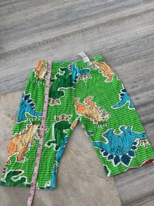 Cute Dinosaur Print Baby Pants