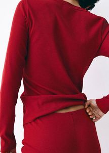 Ribbed Henley Shirt and lounge legging Co-ord set