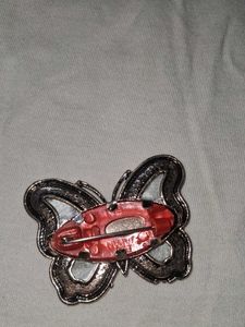 Sparkling Butterfly Brooch