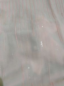 Heavy Sequence Saree.Light Pink Colour Saree