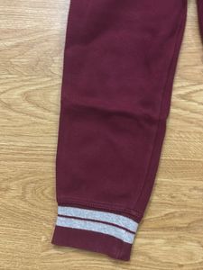 GAP Burgundy Fleece lined Jogger Pants