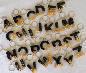 Resin alphabet Keychain