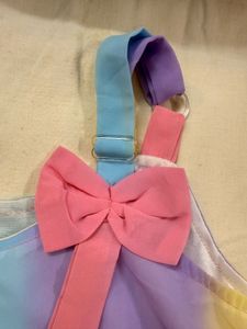Pastel Rainbow Bow Top 🎀