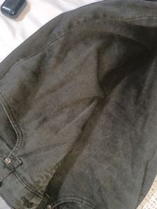 Black straight jeans