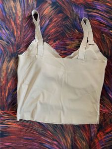 Lace Trimmed Comfort Bra Top