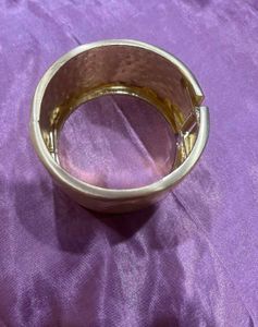 Hammered Gold Tone Cuff