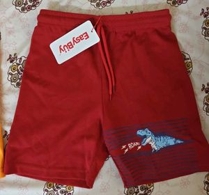 New Boys' Shorts Set - Orange &amp; Red