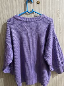 Lavender Sweater Top