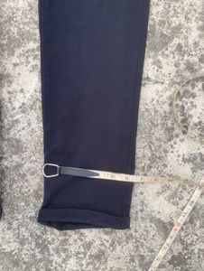 premium Old Money Midnight Navy Slim Fit Trousers