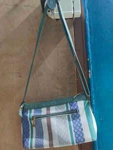 Stylish Striped Crossbody Bag