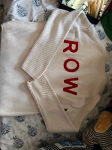 imported thick Cream Knit Sweater