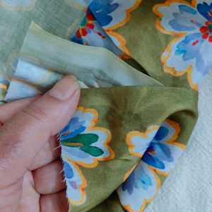 Elegant unstitched cotton dress material,suit