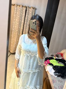 Light Blue Tiered Lace Dress🧚🏻‍♀️🦋