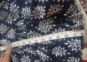 Navy Floral Baby Dress Newborn Ball Gown For Party