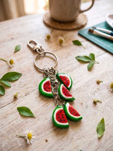 Cute Watermelon Keychain