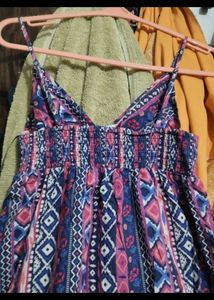 Bohemian Print Maxi Dress
