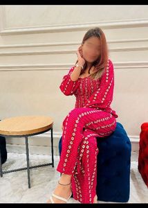 Stylish Burgundy Printed Jumpsuit