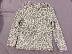 Cozy Leopard Print Long Sleeve Top