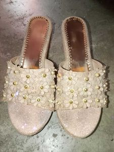 Sparkling Embellished Mules