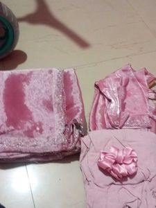 Pink Jimmy Choo saree