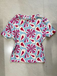 Vibrant Floral Print T-Shirt