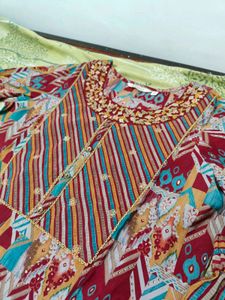 Printed Kurta with Pants Set