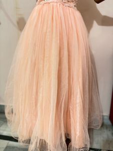 Elegant Peach Gown