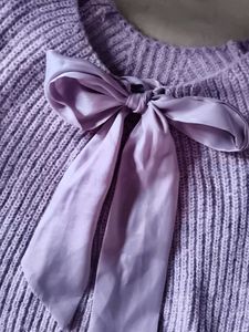 bow knit sweater savana