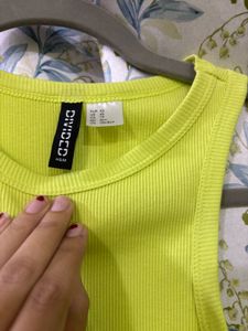 Neon Green Tank Top