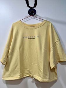 Oversized 'Born to Make History' Tee