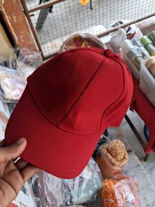 Classic Red Baseball Cap