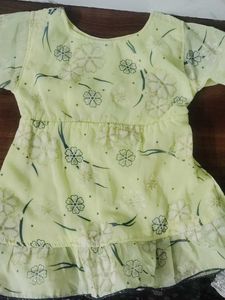Light Yellow Kurta Set with Sharara Pants