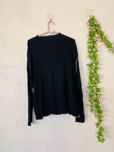 Black Long Sleeve Top