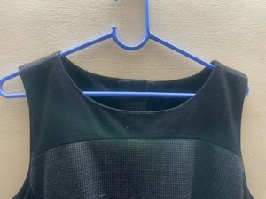 Sleek Black &amp; Grey Sheath Dress