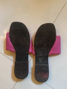 Pink Padded Slides