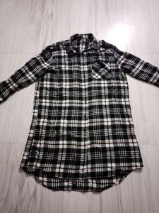 Oversized Long Shirt Dress For Women
