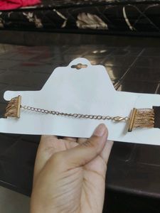 Golden With Diamonds Choker