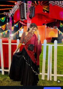 Navratri Maroon Lehenga Choli