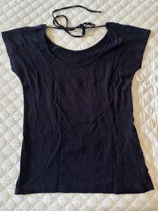 Black off-shoulder Diva Star T-Shirt