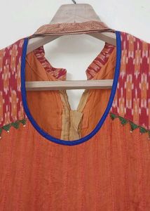 Beautiful Orange Ethnic long