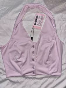 Hersheinbox Stylish Halter Neck Crop Top