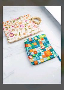 Embroidered & Printed Clutches Set