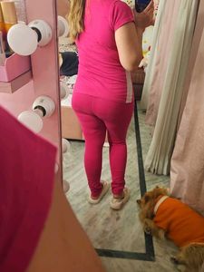 Pink Nike Tracksuit