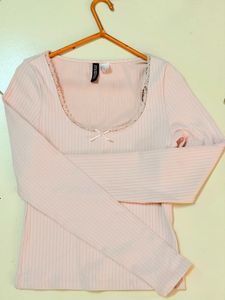 H&amp;M Ribbed Pinterestie Top